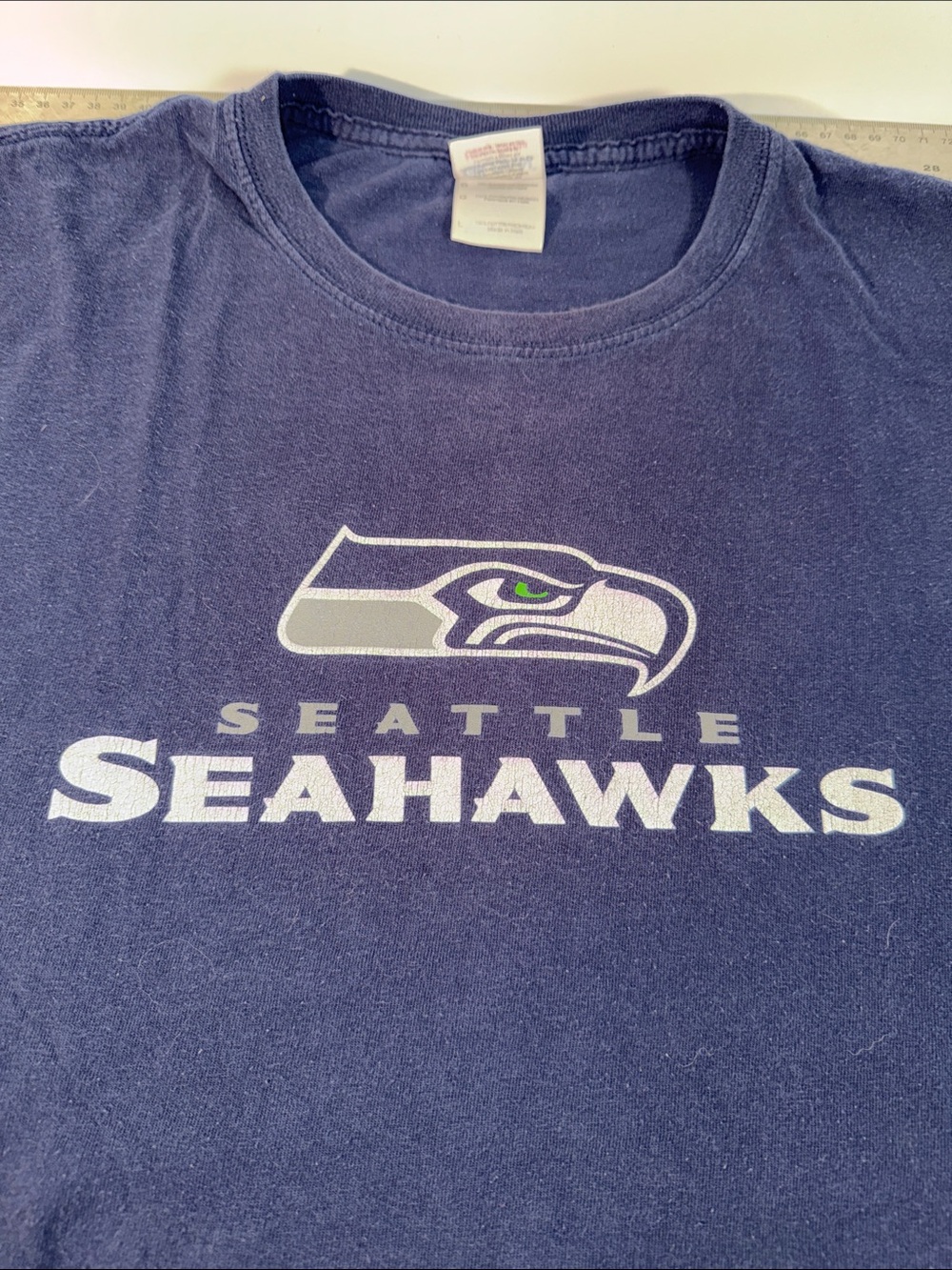 Seattle Seahawks Navy Graphic Tee, Budweiser